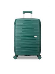 Semi Line Walizka duża T5910-4 Zielony. Zielone walizki Semi-line, bez wzorów, z tworzywa sztucznego, duże. Za 289.99 zł.