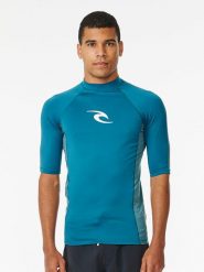 Rip Curl Koszulka kąpielowa w kolorze niebieskim rozmiar: M. Niebieskie kąpielówki Rip Curl, m, bez wzorów, z materiału. Za 88.43 zł.