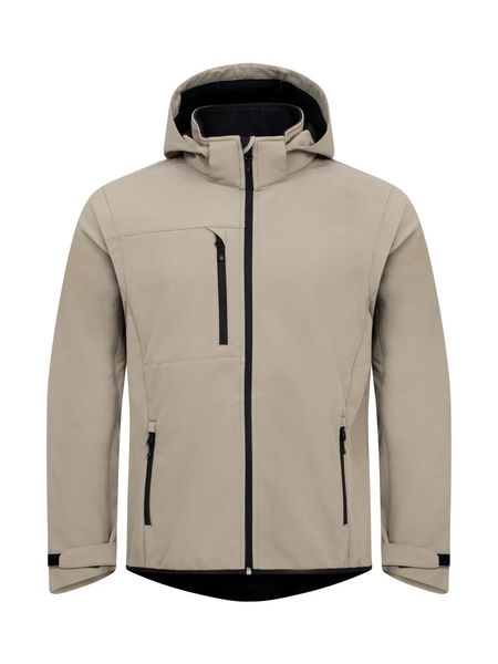 Clique Classic Softshell 2 in 1 Kurtka – Sand. Brązowe kurtki CLIQUE, xl, bez wzorów, z polaru. Za 374.92 zł.