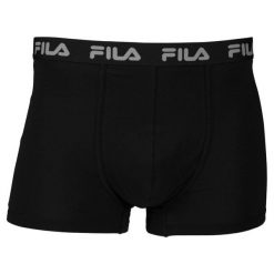 FILA Męskie Bokserki Czarny XL - Oddychające i Wygodne. Czarne bokserki Fila, m, bez wzorów, z bawełny. Za 129.99 zł.