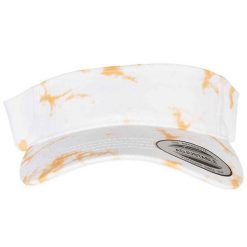 Zakrzywiona Czapka Z Daszkiem Batik Dye. Białe czapki z daszkiem FLEXFIT, bez wzorów, z materiału. Za 82.99 zł.