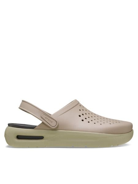 Crocs Klapki InMotion Clog 209964 Beżowy. Brązowe klapki Crocs, z tworzywa sztucznego. Za 319.99 zł.