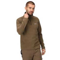 Polar turystyczny męski z suwakiem Thompson. Zielone bluzy z polaru Regatta, m, bez wzorów, z polaru, bez kaptura. Za 78.00 zł.