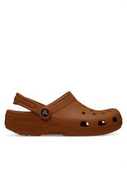 Crocs Klapki Classic 10001 Brązowy. Brązowe klapki Crocs, z tworzywa sztucznego. Za 139.99 zł.