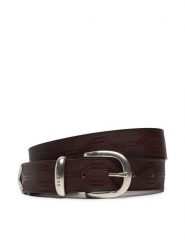 Guess Pasek Męski M4BZ32 L0VH0 Brązowy. Brązowe paski Guess, z aplikacjami, ze skóry. Za 179.99 zł.