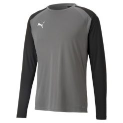 T-Shirt Puma Teampacer Gk Ls Jersey Dorosłych. Czarne bluzy Puma, s, bez wzorów, z jersey, bez kaptura. Za 127.00 zł.