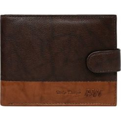Portfel męski skórzany Always Wild N992L-GA brązowy. Brązowe portfele Always Wild, bez wzorów, ze skóry. Za 40.00 zł.