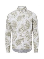 Tom Tailor Denim koszula casual z zawartością lnu Mężczyźni Comfort Fit wiskoza zielony, S. Zielone koszule TOM TAILOR DENIM, m, bez wzorów, z denimu, bez kołnierzyka, bez ramiączek. Za 139.95 zł.