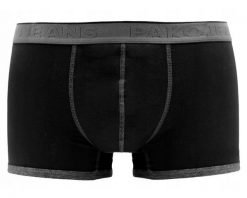 Majtki, Bokserki, Męskie, Elastyczne, Obcisłe, Czarno-Szare -Pako Jeans. Szare bokserki Pako Jeans, m, bez wzorów, z bawełny. Za 33.00 zł.
