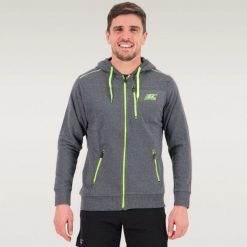 Męska bluza z kapturem ULTRASOFT. Szare bluzy BODYCROSS, m, bez wzorów, z materiału, z kapturem. Za 322.99 zł.