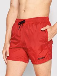 Hugo Szorty kąpielowe Haiti 50469312 Czerwony Regular Fit. Czerwone kąpielówki Hugo, m, bez wzorów, z syntetyku. Za 149.99 zł.
