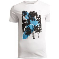 T-shirt męski TSM625 - biały - Outhorn. T-shirty marki Outhorn. Za 49.99 zł.