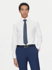 BOSS Krawat 50538981 Błękitny. Niebieskie krawaty i muchy Boss, bez wzorów, z syntetyku. Za 219.99 zł.