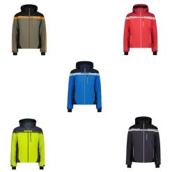 Kurtka męska narciarska CMP 34W4687. Czerwone kurtki narciarskie i snowboardowe CMP, m, bez wzorów, narciarskie. Za 949.99 zł.