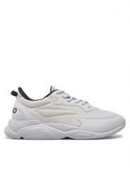 HUGO Sneakersy Leon 50536960 10254074 01 Szary. Szare buty sportowe casual Hugo, bez wzorów, z materiału, bez zapięcia. Za 419.99 zł.
