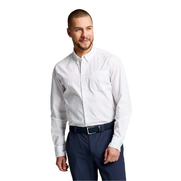 Koszula Slam Deck Dorosłych. Białe koszule SLAM, na zimę, m, bez wzorów, z bawełny, bez kołnierzyka, bez ramiączek. Za 410.99 zł.