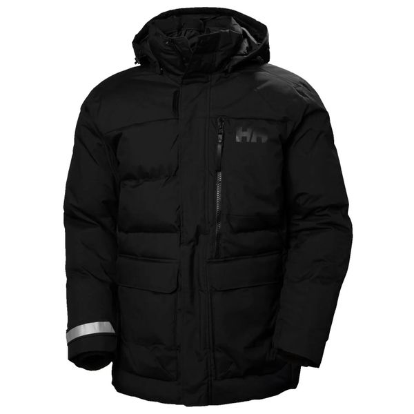Kurtka puchowa Helly Hansen Tromsoe. Czarne kurtki Helly Hansen, na zimę, xl, bez wzorów, z materiału, bez kaptura. Za 1,403.65 zł.