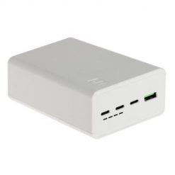 Greencell PowerPlay 30 - biały powerbank 30 000mAh, 22,5W, 4 porty. Białe powerbanki Green Cell. Za 202.99 zł.