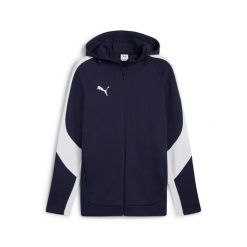 Bluza z kapturem Puma Team Evostripe. Niebieskie bluzy Puma, bez wzorów, z kapturem. Za 352.50 zł.