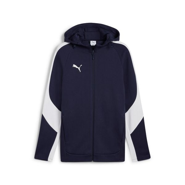 Bluza z kapturem Puma Team Evostripe. Niebieskie bluzy Puma, bez wzorów, z kapturem. Za 352.50 zł.