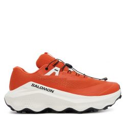 Buty do biegania Salomon. Czerwone buty do biegania Salomon, bez wzorów, bez zapięcia, do biegania. Za 669.99 zł.