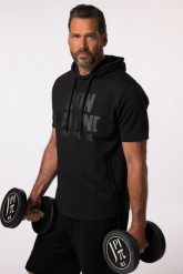 Męska Bluza z kapturem Iron Anvil fitness rękaw 1/2 szybkoschnąca kaptur. Czarne bluzy z kapturem JAY-PI, m, bez wzorów, z bawełny, z kapturem. Za 279.99 zł.