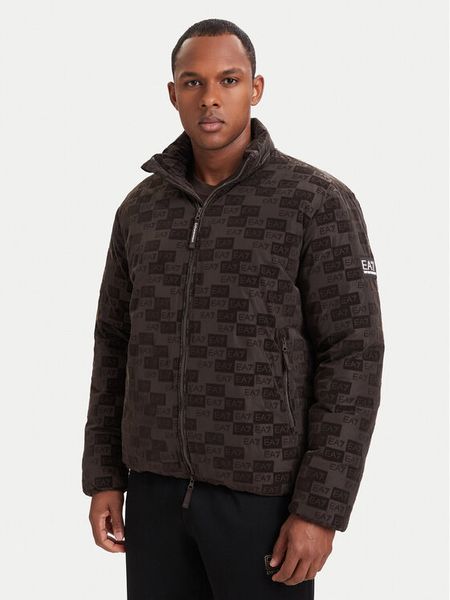 EA7 Emporio Armani Kurtka zimowa 7M002389 AF26931 U6027 Brązowy Regular Fit. Brązowe kurtki EA7 Emporio Armani, na zimę, m, bez wzorów, z syntetyku, bez kaptura. Za 1,244.00 zł.