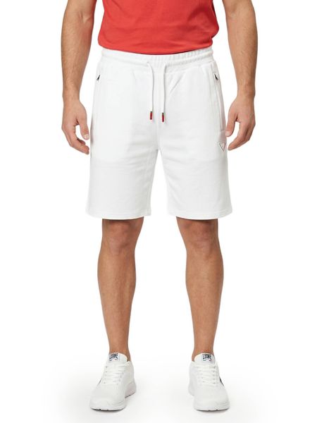Męskie szorty sportowe typu bermudy. Niebieskie krótkie spodenki sportowe LEONE 1947 APPAREL, m, bez wzorów. Za 277.86 zł.