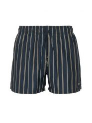 Emporio Armani Szorty kąpielowe EM000583 AF20445 FB170 Granatowy Regular Fit. Niebieskie kąpielówki Emporio Armani, m, bez wzorów, z syntetyku. Za 419.99 zł.