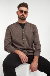 Kardigan męski wełniany ARMANI EXCHANGE. Swetry rozpinane Armani Exchange, l, bez wzorów, z wełny, bez kołnierzyka, bez ramiączek. W wyprzedaży za 377.40 zł.