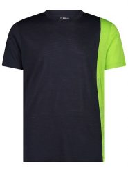 CMP Koszulka funkcyjna w kolorze jasnozielono-granatowym rozmiar: 56. Niebieskie t-shirty sportowe CMP, bez wzorów, z materiału, bez ramiączek, outdoorowe. Za 101.70 zł.