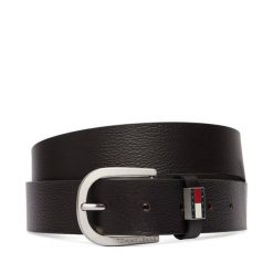 Pasek Tommy Jeans. Brązowe paski Tommy Jeans, bez wzorów, z jeansu. Za 169.99 zł.