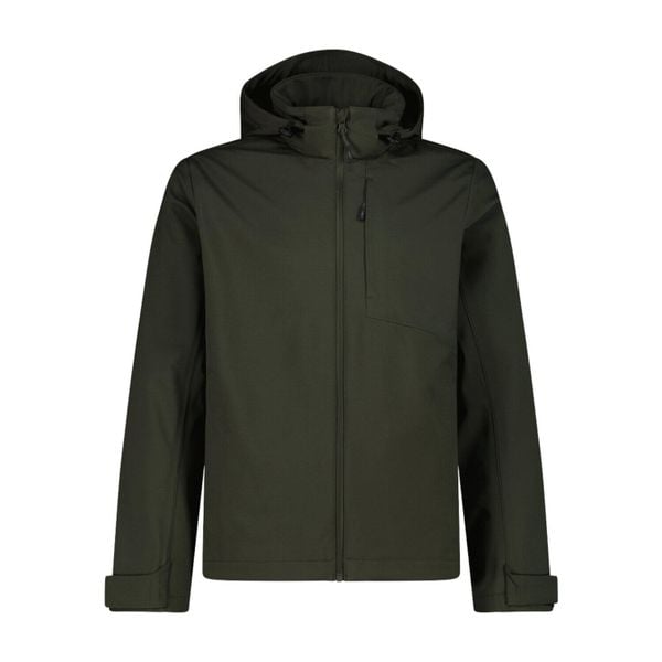 Kurtka softshell z kapturem CMP. Zielone kurtki CMP, m, bez wzorów, z materiału, z kapturem. Za 368.00 zł.