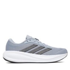 Buty do biegania adidas. Szare buty do biegania Adidas, bez wzorów, bez zapięcia, do biegania. Za 219.99 zł.