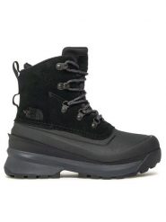 The North Face Śniegowce Chilkat Lace Wp NF0A5LW3KT01 Czarny. Czarne śniegowce The North Face, ze skóry, bez zapięcia. Za 529.99 zł.