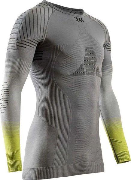 Longsleeve termoaktywny męski X-Bionic Invent FX. Szare bielizna termoaktywna X BIONIC, m, bez wzorów, z dzianiny, bez ramiączek, na fitness i siłownię. Za 469.99 zł.