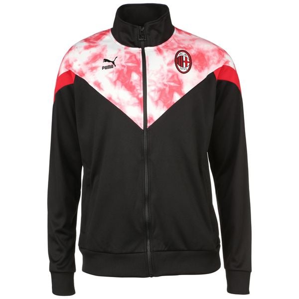 Kurtka dresowa Puma Acm Iconic Mcs Mesh Track. Czarne kurtki Puma, s, bez wzorów, z dresówki, bez kaptura. W wyprzedaży za 277.85 zł.