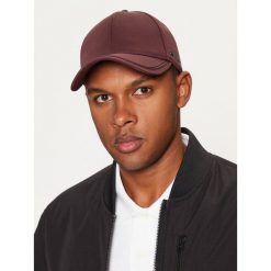 Czapka z daszkiem Calvin Klein. Brązowe czapki z daszkiem CALVIN KLEIN, bez wzorów. Za 159.99 zł.