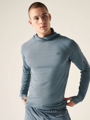 Dare 2b Koszulka funkcyjna "Sprint City" w kolorze niebieskoszarym rozmiar: S. Niebieskie t-shirty sportowe Dare 2B, bez wzorów, z materiału, bez ramiączek, do biegania. Za 87.81 zł.