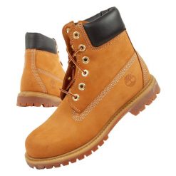 Buty trekkingowe Timberland Premium 6. Brązowe buty sportowe casual Timberland, bez wzorów, z nubiku, bez zapięcia. Za 899.00 zł.