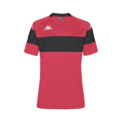 Jersey Kappa Dareto. Czarne t-shirty sportowe Kappa, bez wzorów, z jersey, bez ramiączek, do piłki nożnej. Za 176.50 zł.