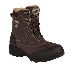 Buty zimowe męskie Karrimor Snow Casual. Brązowe buty turystyczne Karrimor, na zimę, bez wzorów, z materiału, bez zapięcia, trekkingowe. Za 301.99 zł.