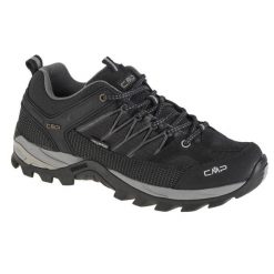 Buty trekkingowe męskie CMP Rigel Low Wp. Czarne buty turystyczne CMP, na lato, bez wzorów, z materiału, bez zapięcia, outdoorowe. Za 476.00 zł.