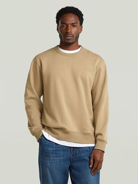 G-Star Bluza w kolorze beżowym rozmiar: L. Brązowe bluzy G-Star, l, bez wzorów, z bawełny, bez kaptura. Za 187.96 zł.