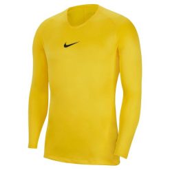 Koszulka Mężczyzna Nike Park Dry żółty. Żółte bielizna termoaktywna Nike, m, bez wzorów, z materiału, bez ramiączek, na fitness i siłownię. Za 125.05 zł.