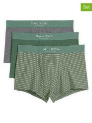 Marc O´Polo Bokserki (3 pary) w kolorze zielonym rozmiar: XL. Zielone bokserki xl, bez wzorów. Za 105.88 zł.
