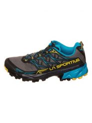 LA SPORTIVA Buty "Akyra" w kolorze szaro-błękitnym do biegania rozmiar: 43,5. Niebieskie buty do biegania La Sportiva, bez wzorów, z materiału, bez zapięcia, do biegania. Za 431.47 zł.