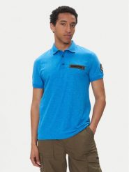 Aeronautica Militare Polo 251PO1865J680 Niebieski Regular Fit. Niebieskie koszulki polo Aeronautica Militare, m, bez wzorów, z bawełny, bez kołnierzyka, bez ramiączek. Za 339.99 zł.