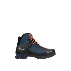 Buty trekkingowe męskie Mtn Trainer Mid GTX. Czarne buty trekkingowe Salewa, bez wzorów, z gore-texu, bez zapięcia, trekkingowe, gore-tex. Za 872.99 zł.