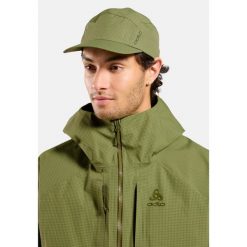 Czapka UNI ODLO Cap PERFORMANCE WATERPROOF GRAPHIC. Zielone czapki z daszkiem ODLO, bez wzorów. Za 199.99 zł.